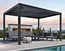 Modern Metal Windproof Louver Sunshade Canopy Electric Flip Gazebo